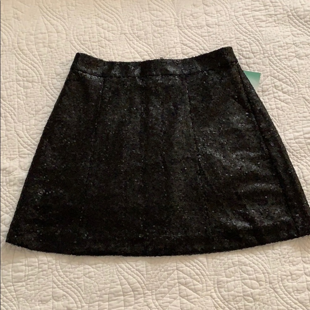 Sequin skate skirt